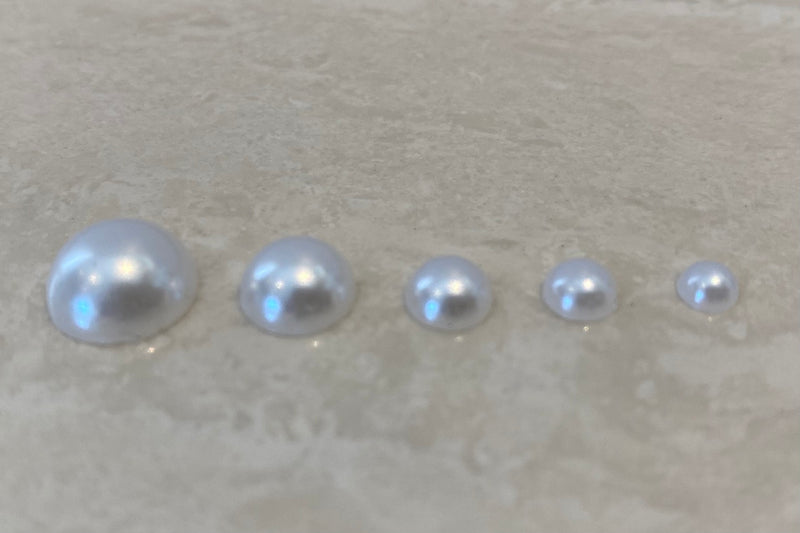Flat pearls, 20 pkt
