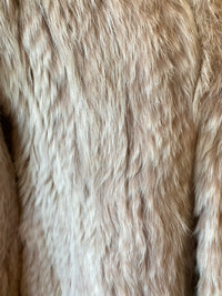 Sophie Rabbit Fur Jacket Two Tone Lilac