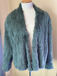Sophie Rabbit Fur Jacket Olive