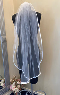 Satin Edge Veil