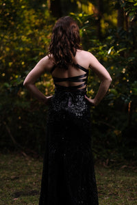 Alamai Black - Bridesmaids & Formal - evening gown - formal - Melanie Jayne