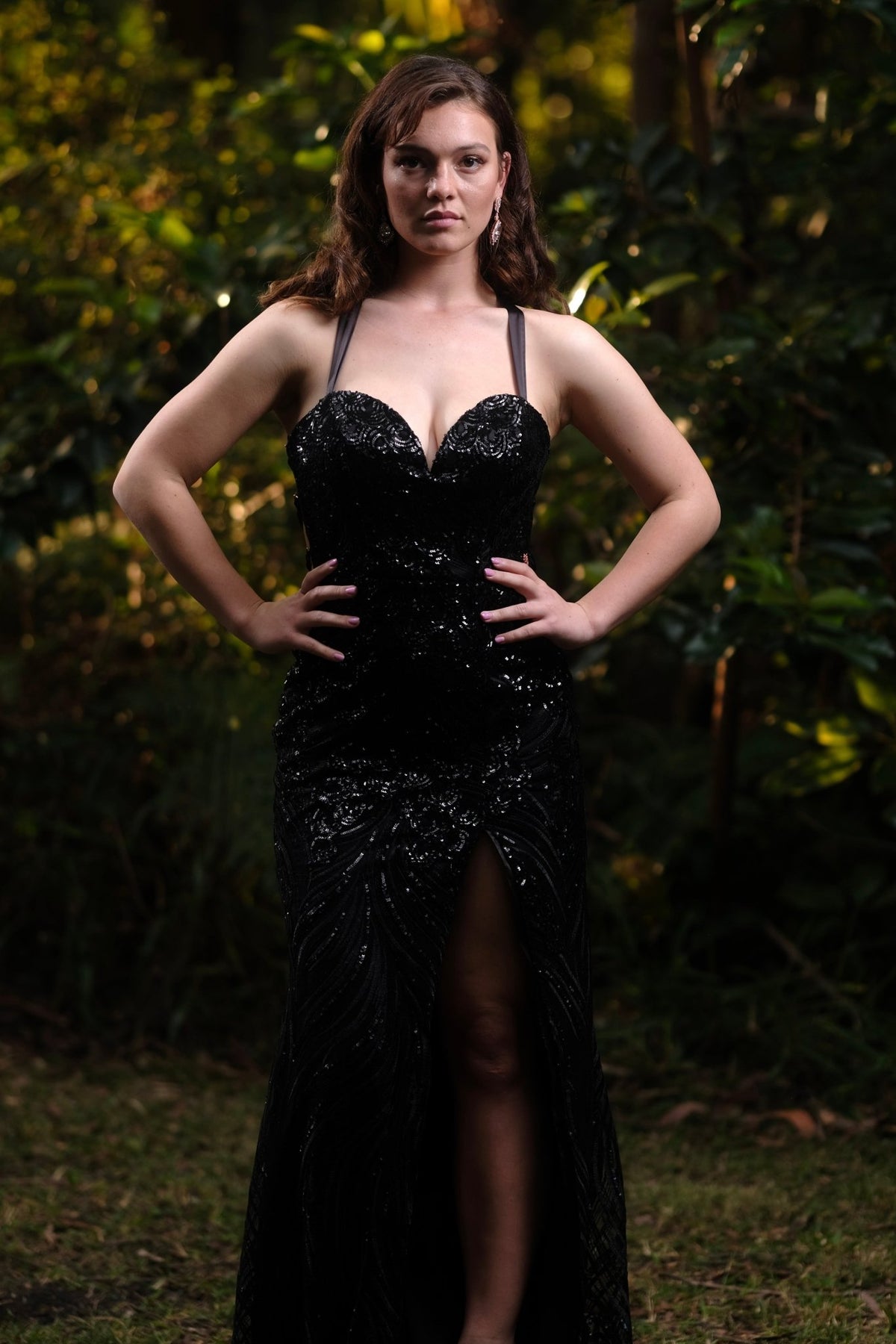 Alamai Black - Bridesmaids & Formal - evening gown - formal - Melanie Jayne
