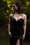 Alamai Black - Bridesmaids & Formal - evening gown - formal - Melanie Jayne