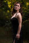 Alamai Black - Bridesmaids & Formal - evening gown - formal - Melanie Jayne