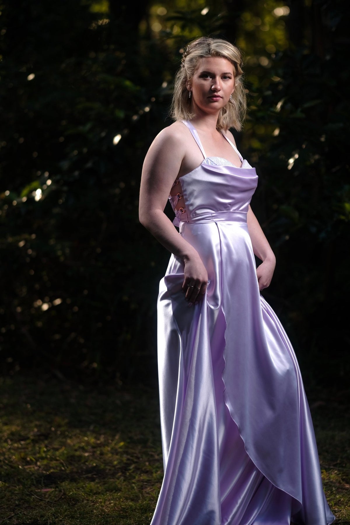 Claude - Lilac - Bridesmaids & Formal - Wrap n strap - Melanie Jayne
