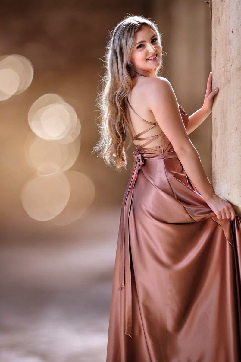 Claude Rose Gold Formal Dress | Bridesmaids & Formal | Melanie Jayne Claude Rose Gold Formal Dress | Bridesmaids & Formal | Melanie Jayne