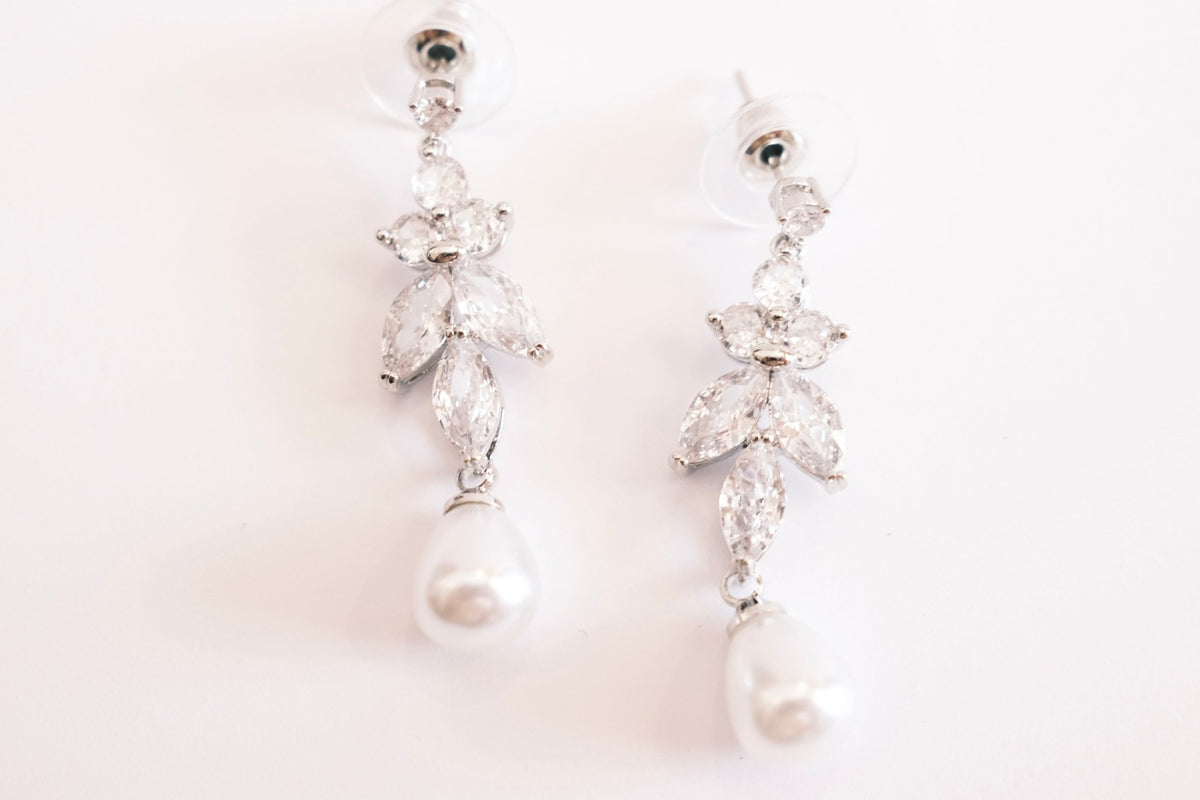 Jani Earrings -Bridal Jewellery - bridal jewellery -jewellery - Melanie Jayne