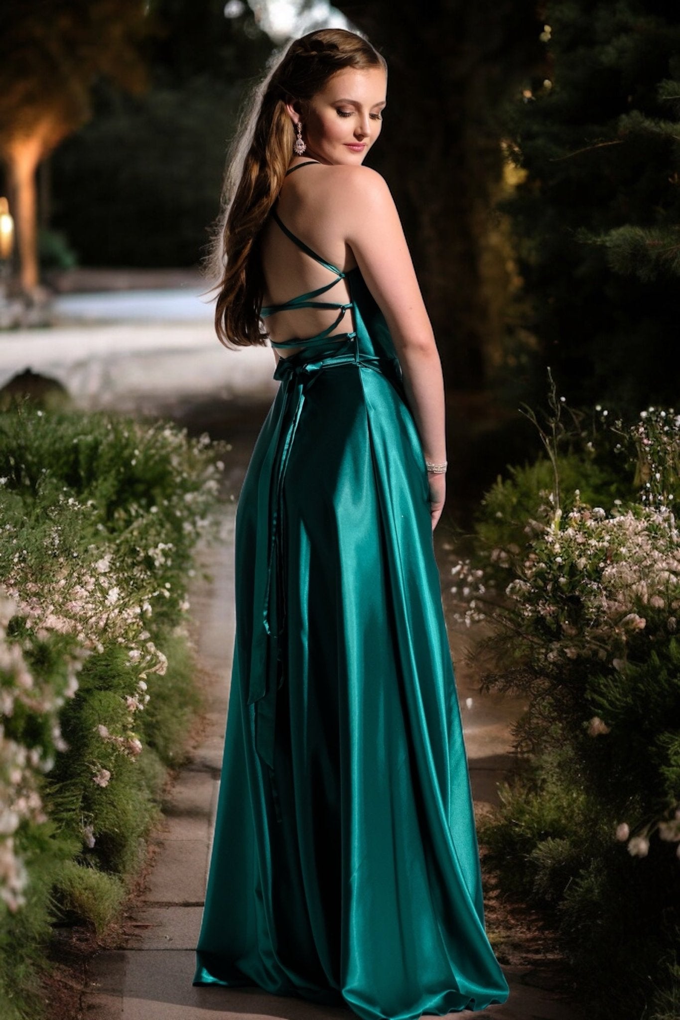 Kadie Pleated - Jade | Bridesmaids & Formal