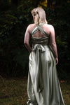 Kadie Pleated - Sage - Bridesmaids & Formal - Wrap n strap - Melanie Jayne