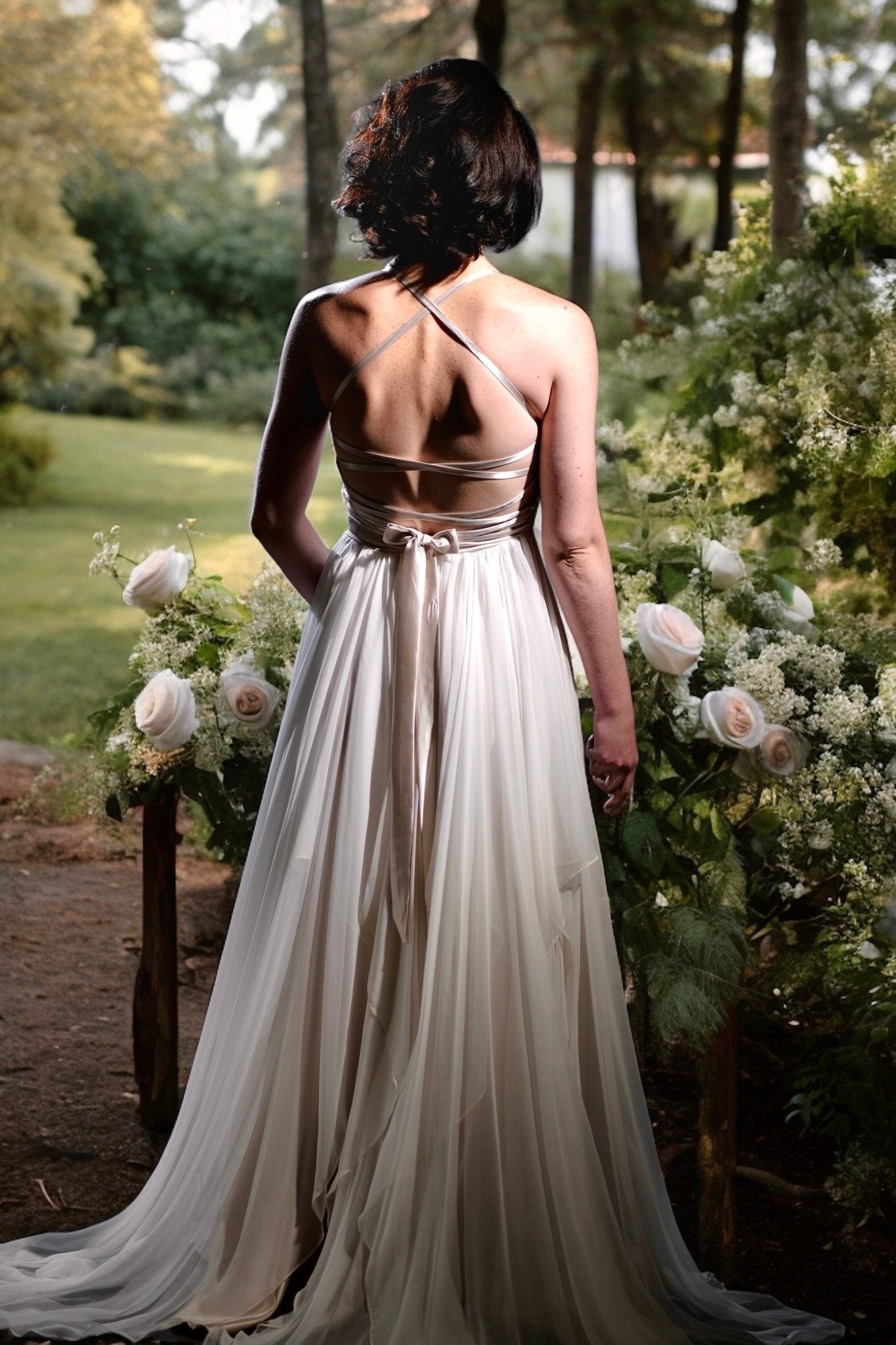 Lulu Wrap n Strap Bridal Gown | Classic Collection | Melanie Jayne Lulu Wrap n Strap Bridal Gown | Classic Collection | Melanie Jayne