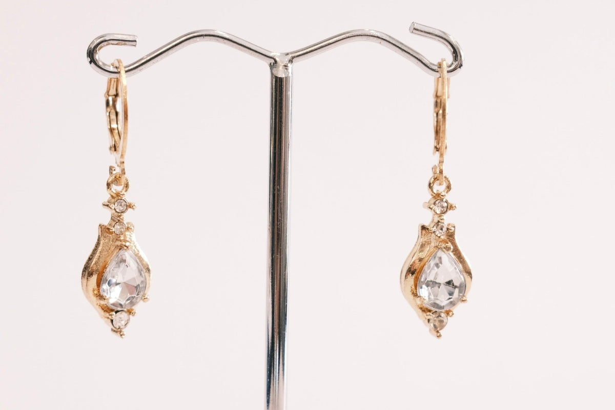Marie Earrings -Bridal Jewellery - bridal jewellery -jewellery - Melanie Jayne