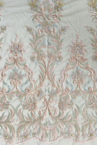Pink Bridal Lace -Lace fabric - Lace Fabric - -- Melanie Jayne