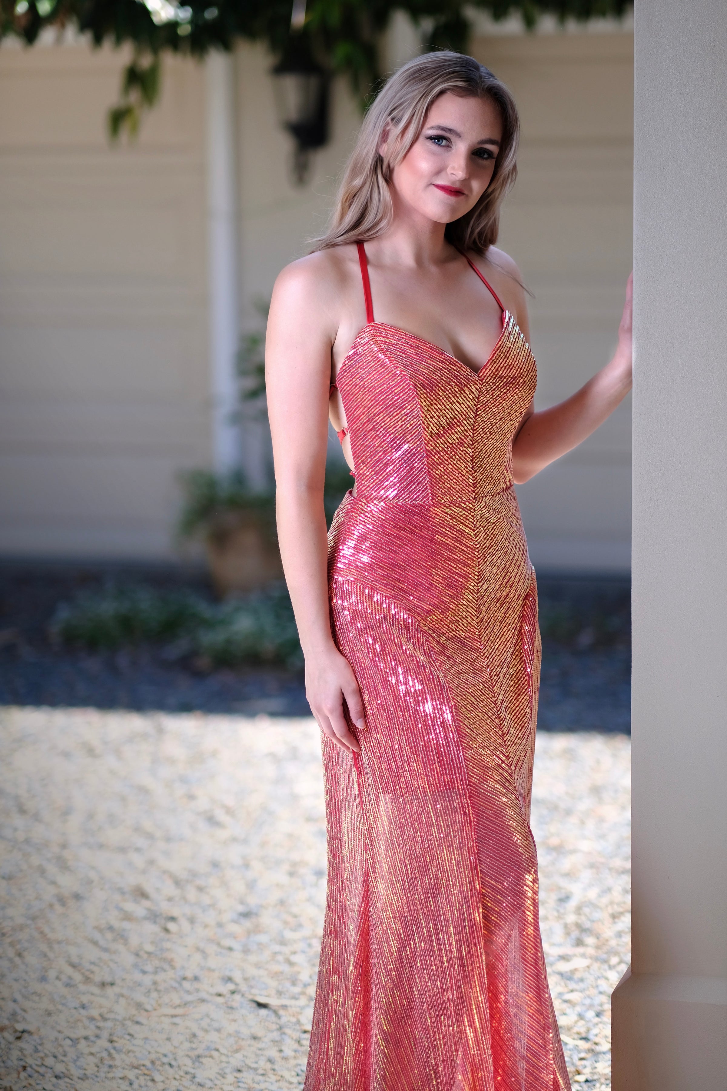 Aphrodite Flame Formal Dress -Bridesmaids & Formal - aphrodite -bridesmaids -formal- Melanie Jayne