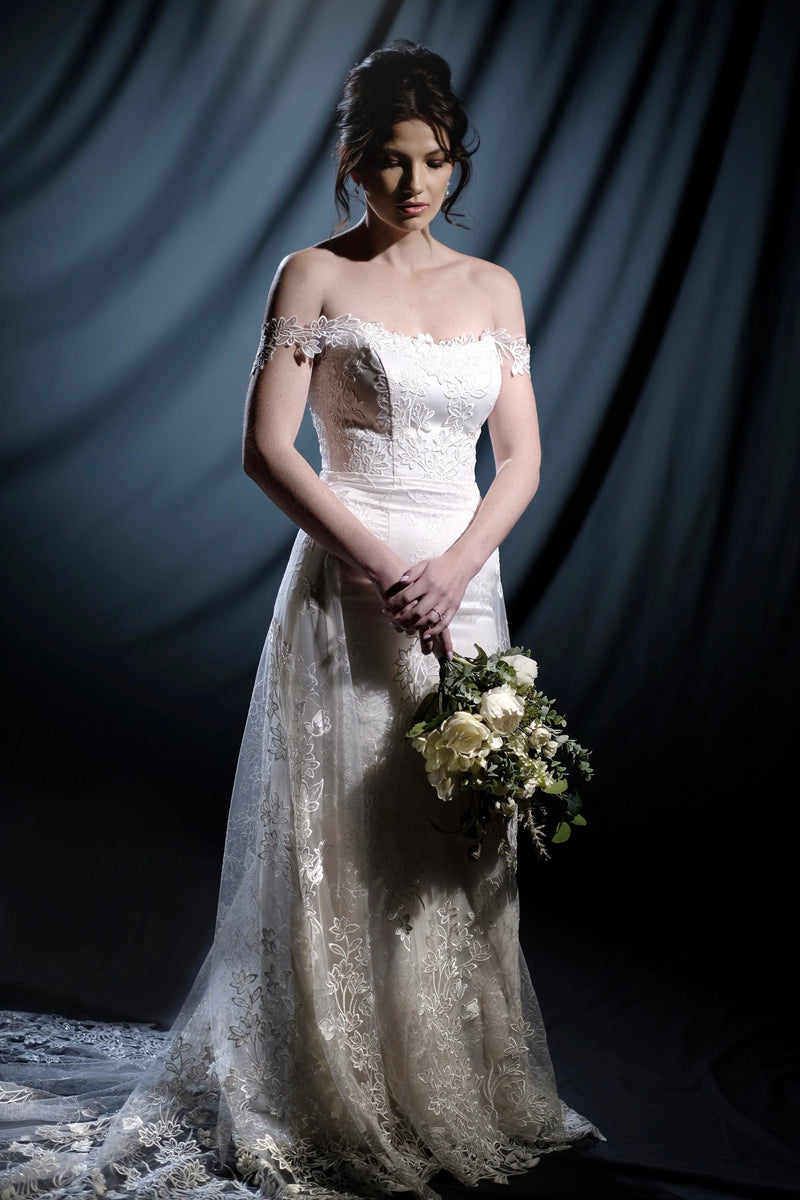 Caribbean Wedding Dress -Oceania Collection - Bridal -Lace -Oceania- Melanie Jayne