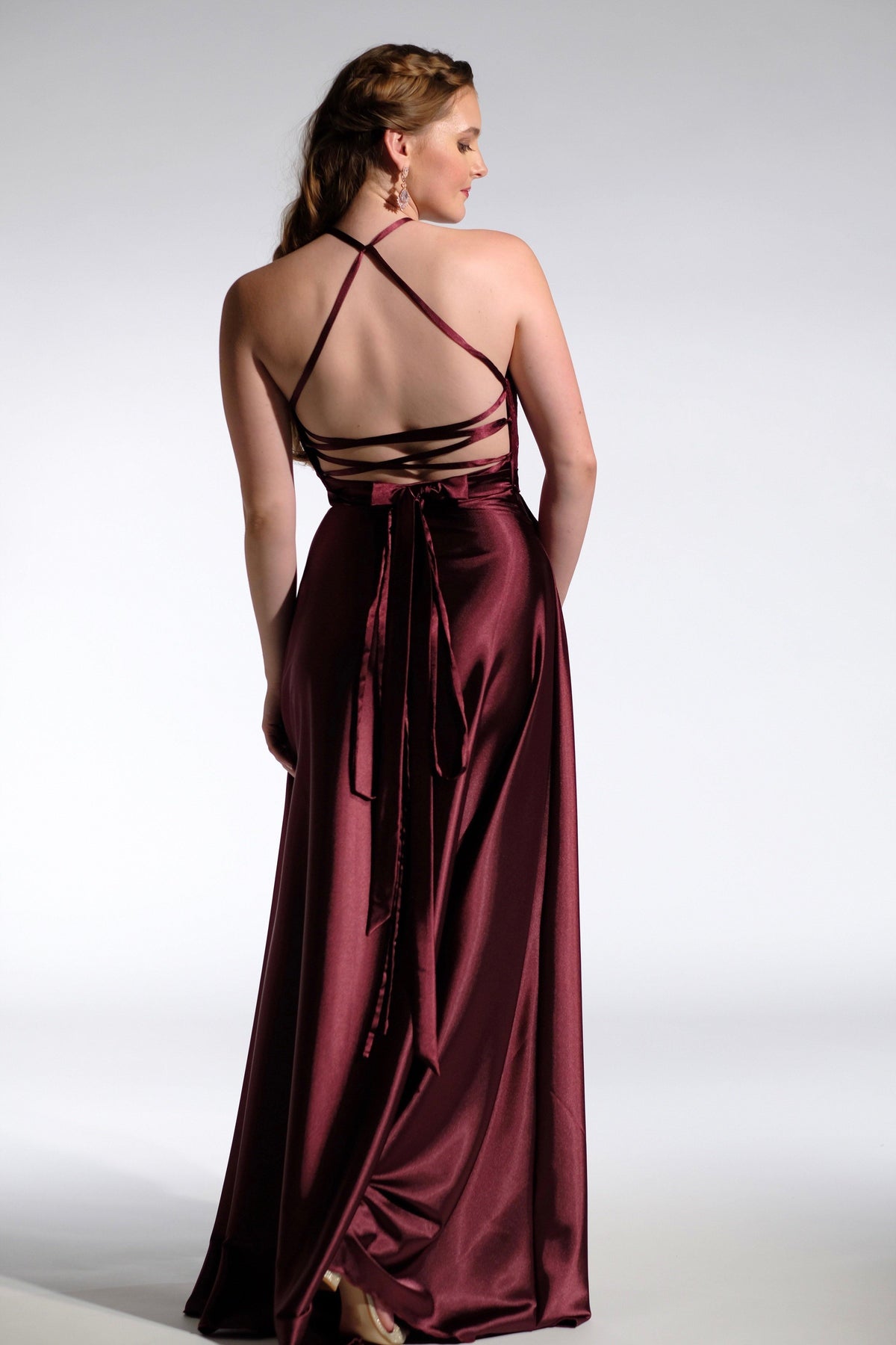 Dawn B Formal Dress -Bridesmaids & Formal - bridesmaids -burgundy -formal- Melanie Jayne