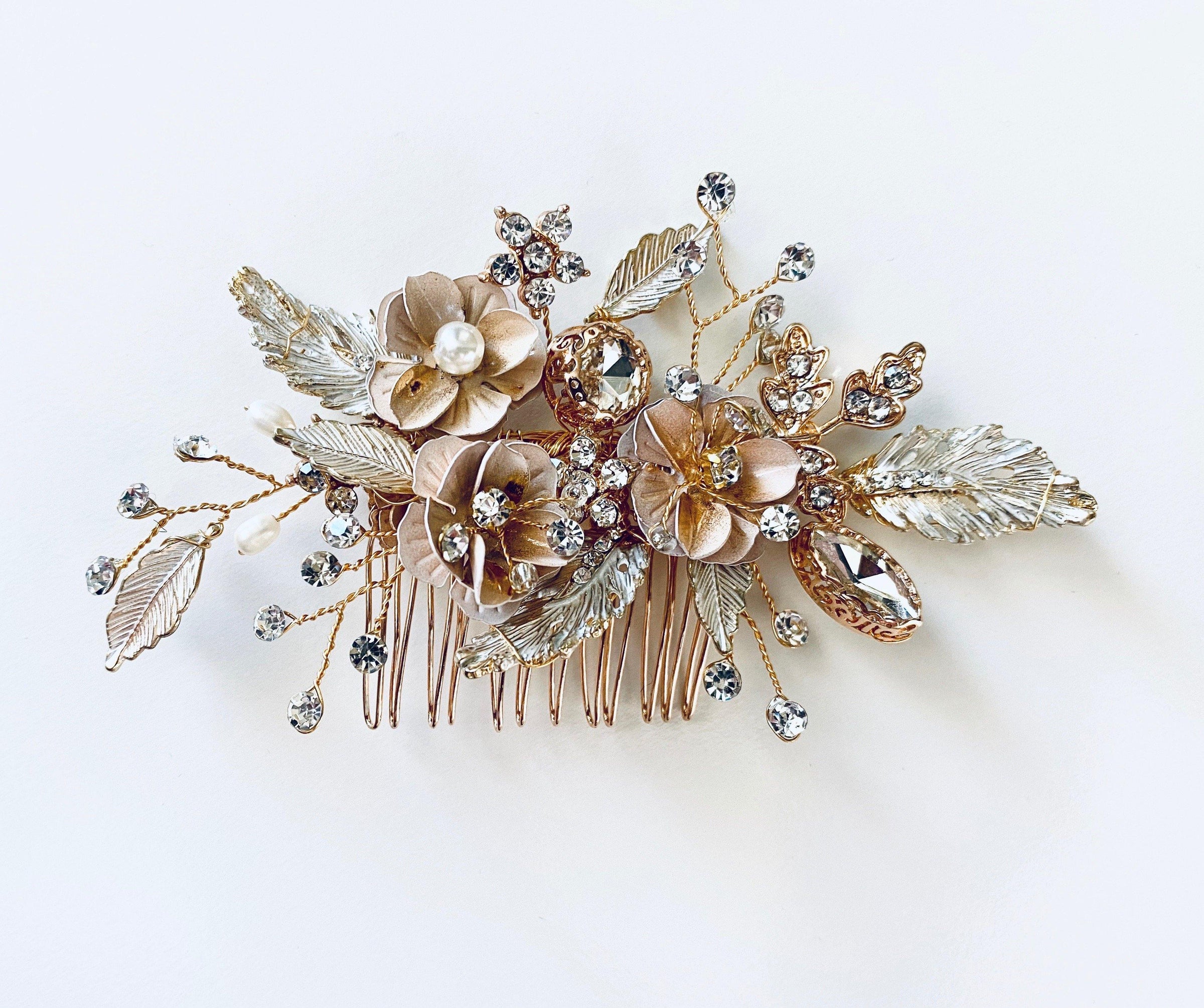 Alya Hair Comb -Bridal Jewellery - Accessories -hair comb -jewellery- Melanie Jayne