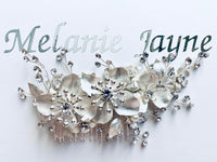 Magnolia Hair Comb -Bridal Jewellery - Accessories -hair comb -jewellery- Melanie Jayne