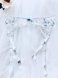 Forget Me Not Suspender Belt -Forget Me Not - boudoir -Forget Me not -lingerie- Melanie Jayne