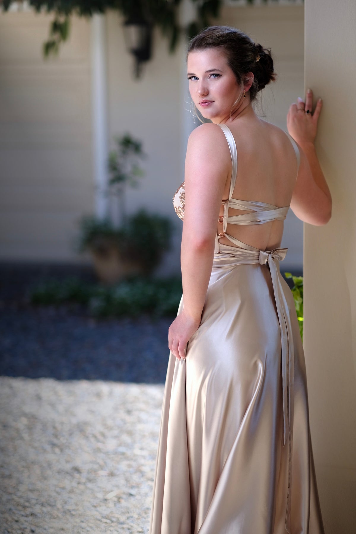 Maisie Champagne Formal Dress -Bridesmaids & Formal - bridesmaids -Champagne -formal- Melanie Jayne