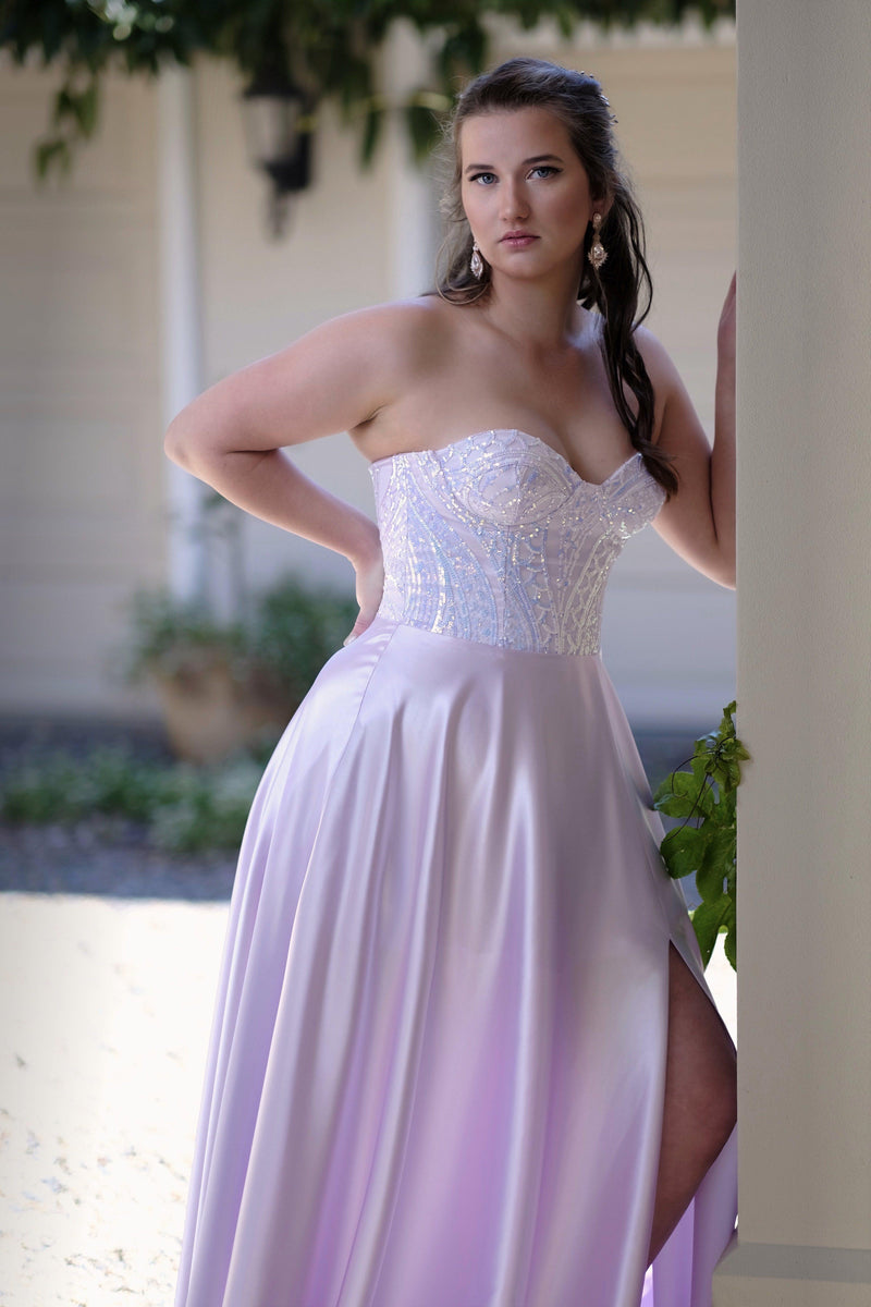 Mia Stardust Formal Dress -Bridesmaids & Formal - bridesmaids -formal -lilac- Melanie Jayne