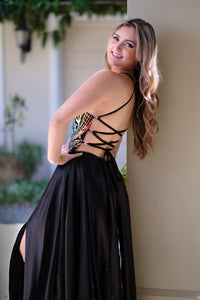 Mia Nebula Formal Dress -Bridesmaids & Formal - Black -bridesmaids -formal- Melanie Jayne