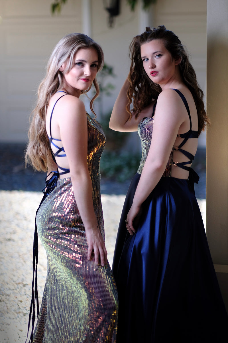 Seraphi Supernova Formal Dress -Bridesmaids & Formal - bridesmaids -formal -Navy- Melanie Jayne