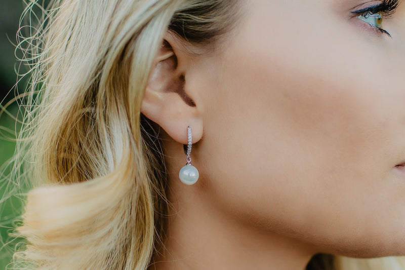 Pearl Silver Earrings -Earrings - Accessories -jewellery -- Melanie Jayne
