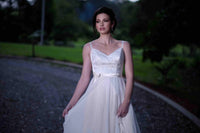 Tamsyn Wrap Bridal Gown -Oceania Collection - Bridal -Oceania -Silk- Melanie Jayne