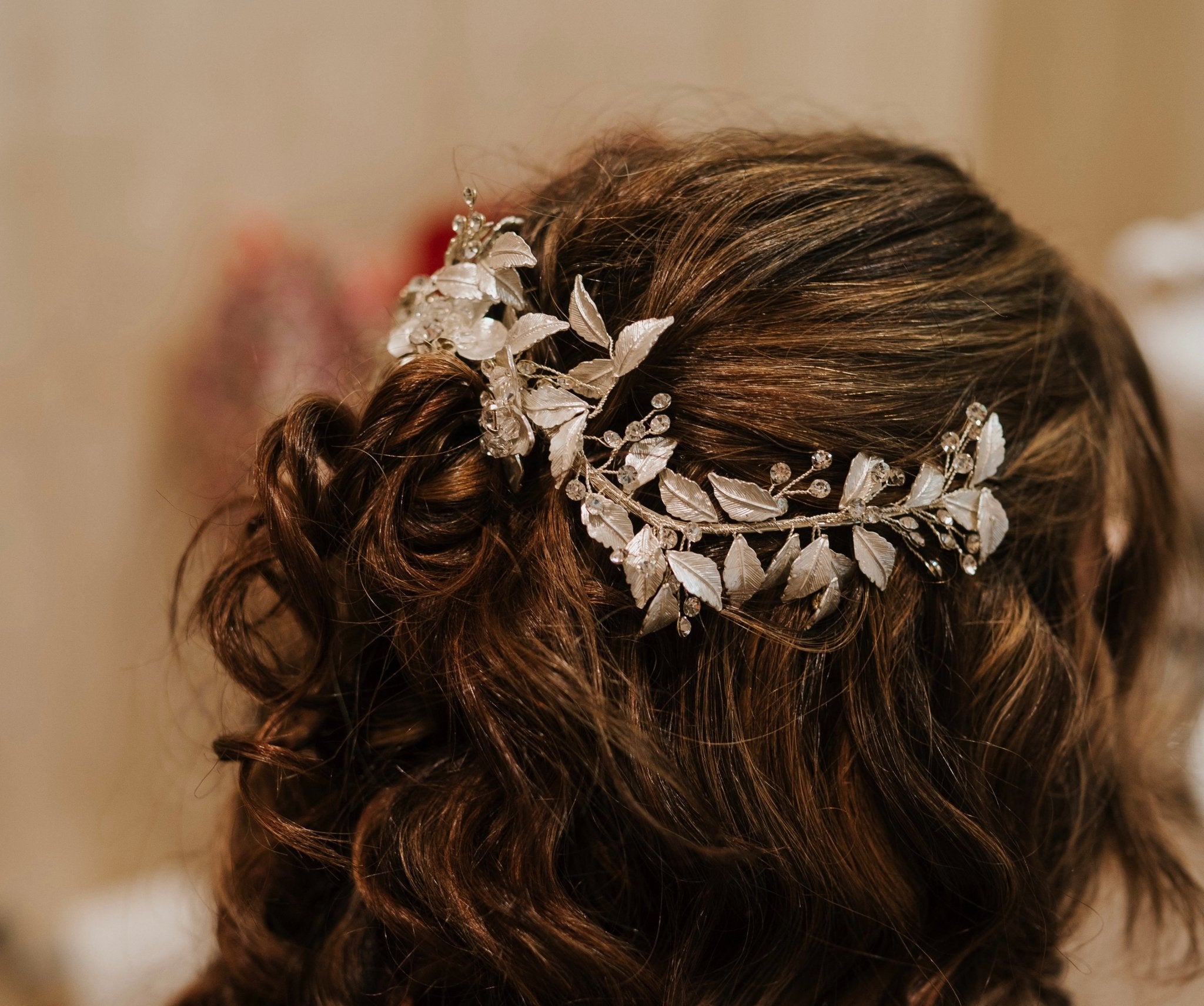 Cassia Hair Comb -Bridal Jewellery - Accessories -hair comb -hair wrap- Melanie Jayne