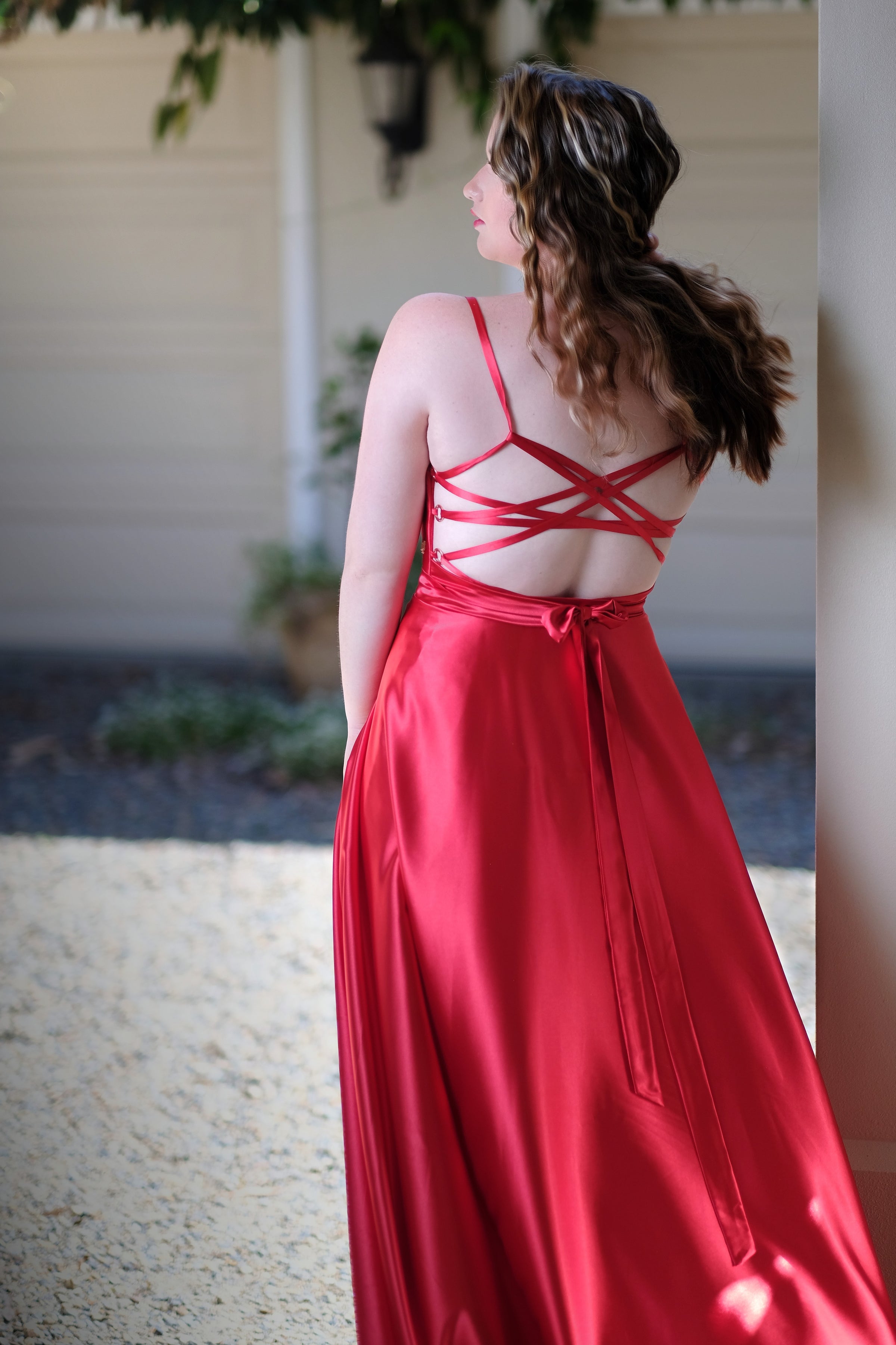 Claude Strawberry Formal Dress -Bridesmaids & Formal - bridesmaids -claude -formal- Melanie Jayne