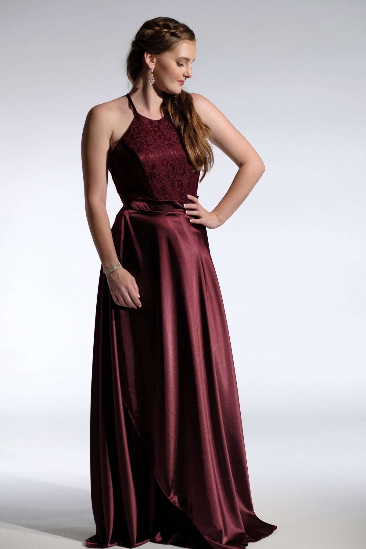 Dawn B Formal Dress -Bridesmaids & Formal - bridesmaids -burgundy -formal- Melanie Jayne