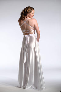 Georgie C Bridesmaid Gown -Bridesmaids & Formal - bridesmaids -formal -White- Melanie Jayne