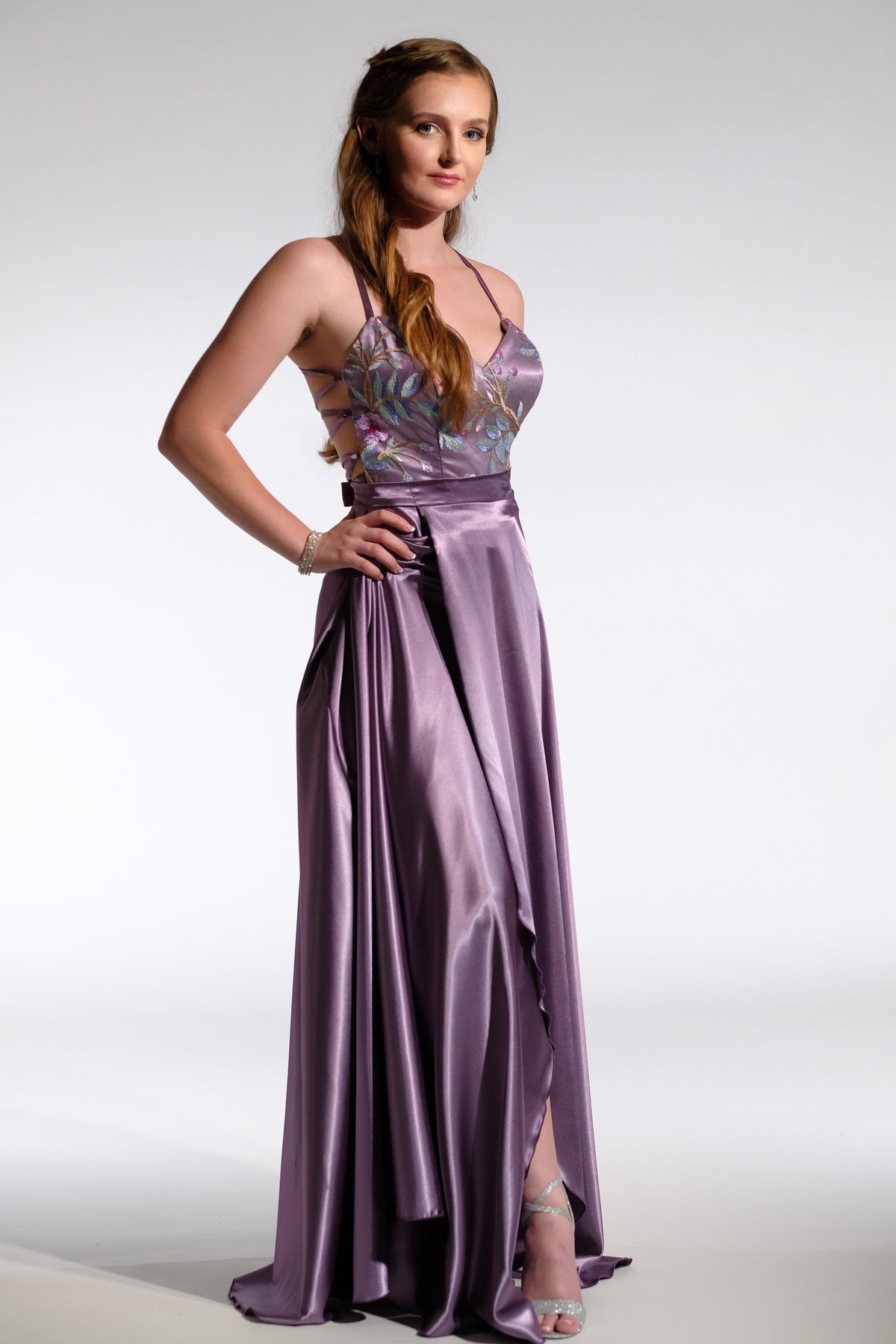 Georgie C Formal -Bridesmaids & Formal - bridesmaids -formal -Violet- Melanie Jayne