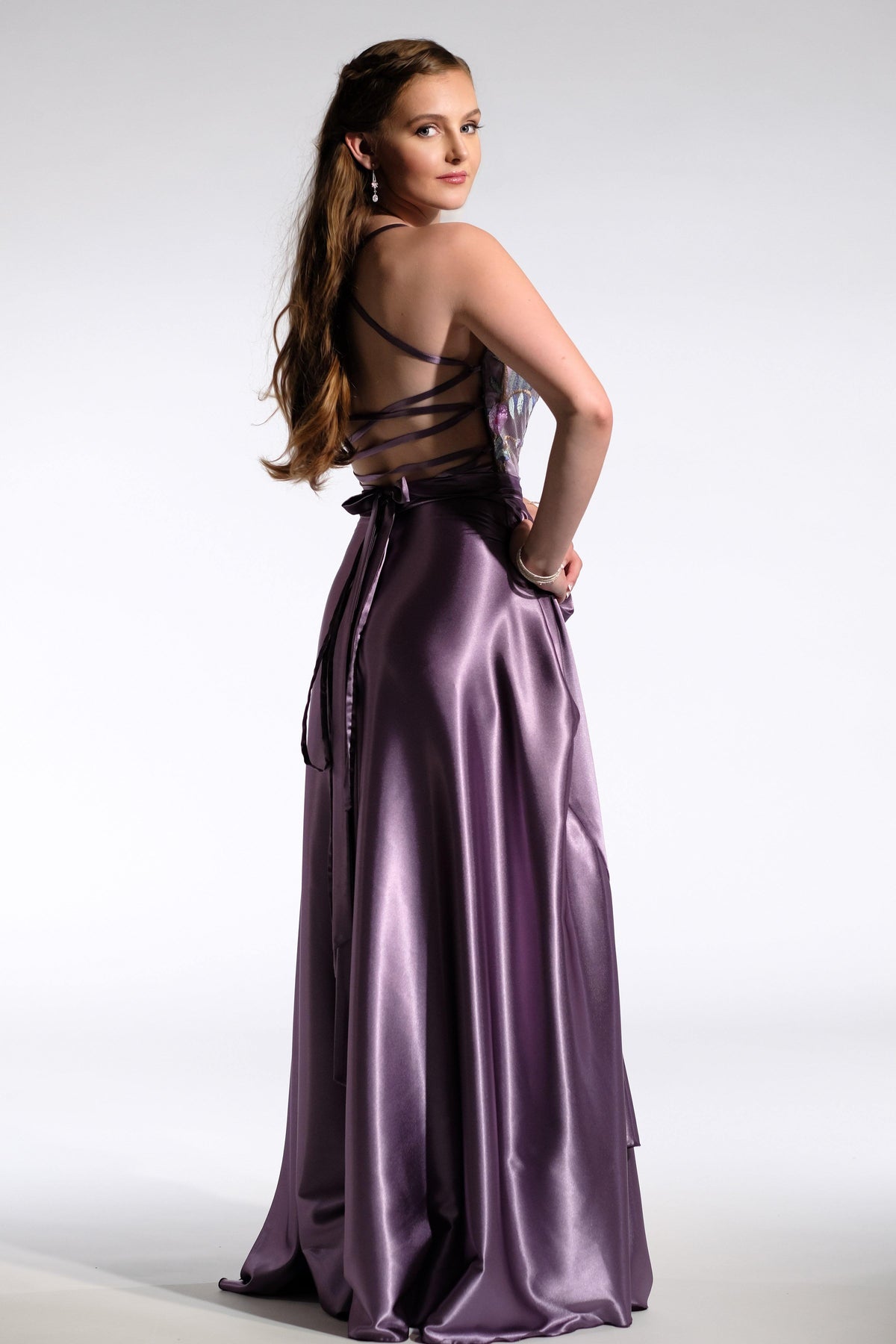 Georgie C Formal -Bridesmaids & Formal - bridesmaids -formal -Violet- Melanie Jayne