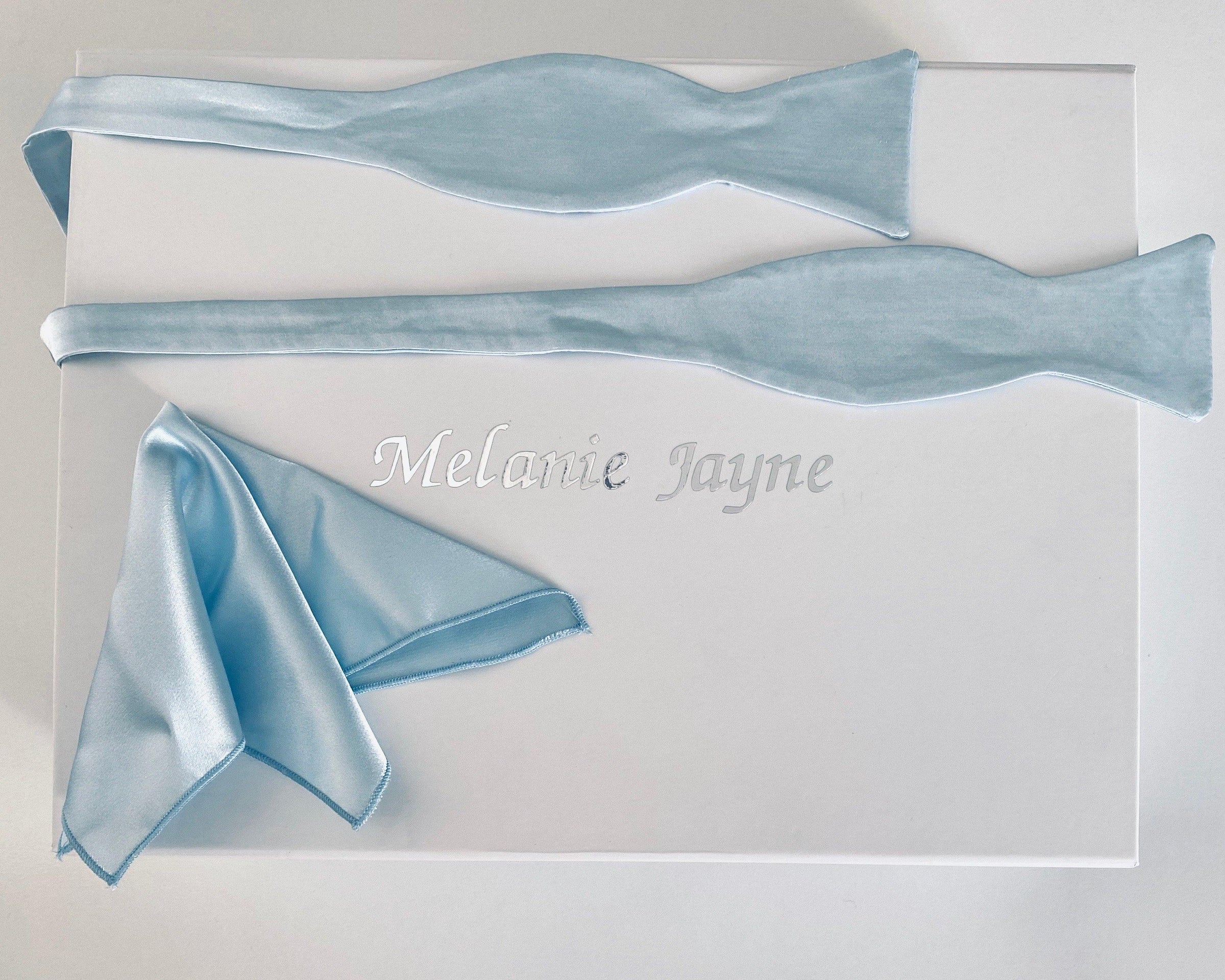 Bow Tie & Pocket Square -Accessories - Accessories -Bow Tie -Mens- Melanie Jayne