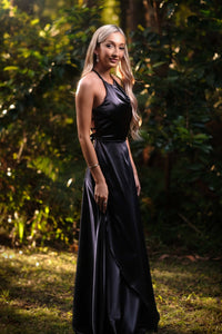 Juno - Black -Bridesmaids & Formal - Black -bridesmaids -formal- Melanie Jayne