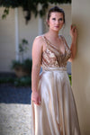 Maisie Champagne Formal Dress -Bridesmaids & Formal - bridesmaids -Champagne -formal- Melanie Jayne