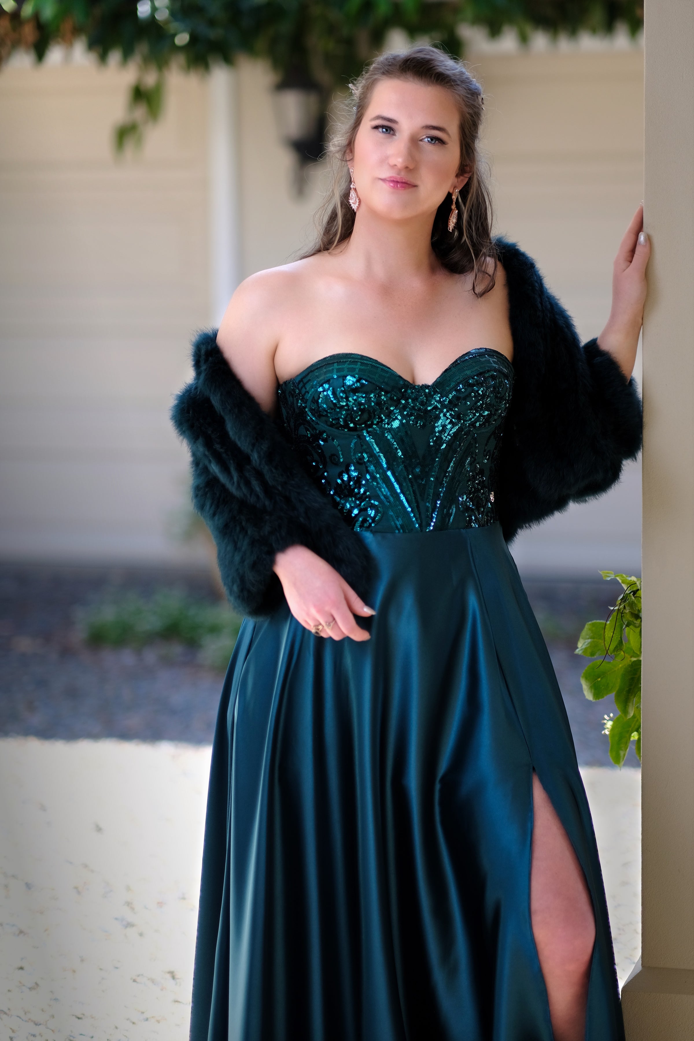 Mia Emerald Formal Dress -Bridesmaids & Formal - bridesmaids -emerald -formal- Melanie Jayne