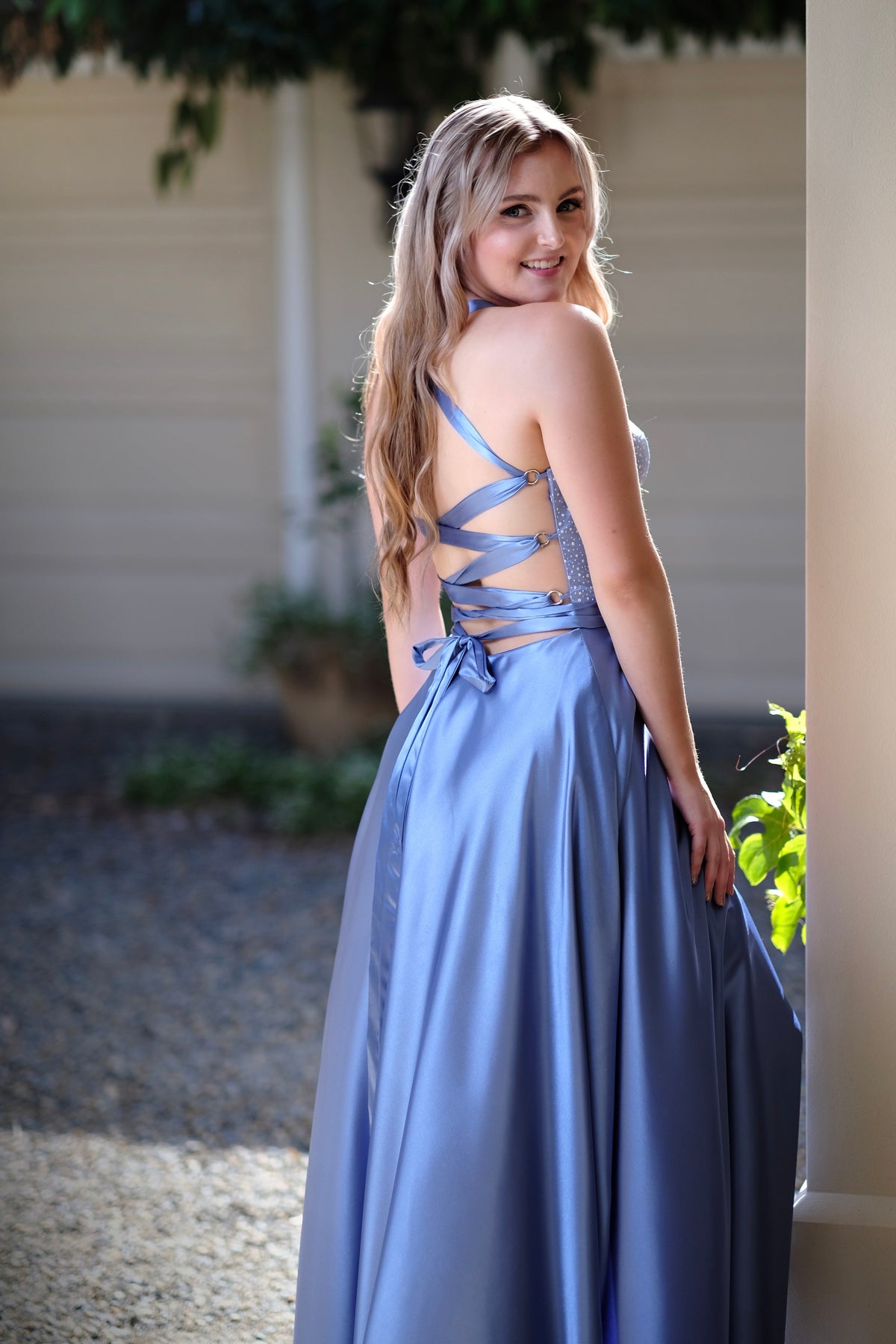 Mia Cornflower Formal Dress -Bridesmaids & Formal - bridesmaids -cornflower -formal- Melanie Jayne