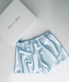 Satin Boxer Shorts -Plain Satin - boudoir -boxer -lingerie- Melanie Jayne